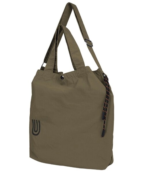 UNIVERSAL OVERALL(ユニバーサルオーバーオール)の「【UNIVERSAL OVERALL】ウィンクルナイロン 2WAY ショルダーバッグ 15L(ショルダーバッグ・メンズ・グレー/チャコールグレー/ブラック/オリーブ/ダークブルー/オレンジ/ホワイト・FREE)」の21枚目の写真