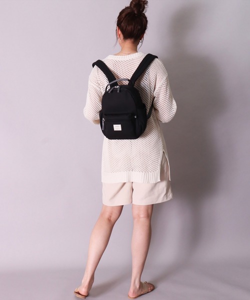 anello(アネロ)の「(LF)【anello】5ポケット ハンドル付き ミニ リュック(バックパック/リュック・レディース・ブラック/グレー/ブルーグレー/ベージュ・ONE SIZE)」の10枚目の写真