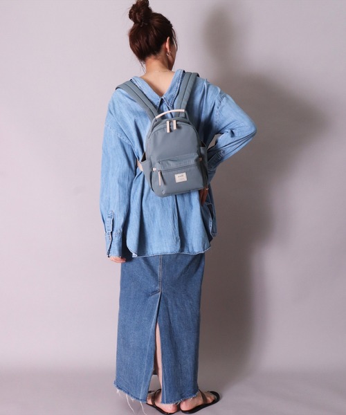 anello(アネロ)の「(LF)【anello】5ポケット ハンドル付き ミニ リュック(バックパック/リュック・レディース・ブラック/グレー/ブルーグレー/ベージュ・ONE SIZE)」の6枚目の写真