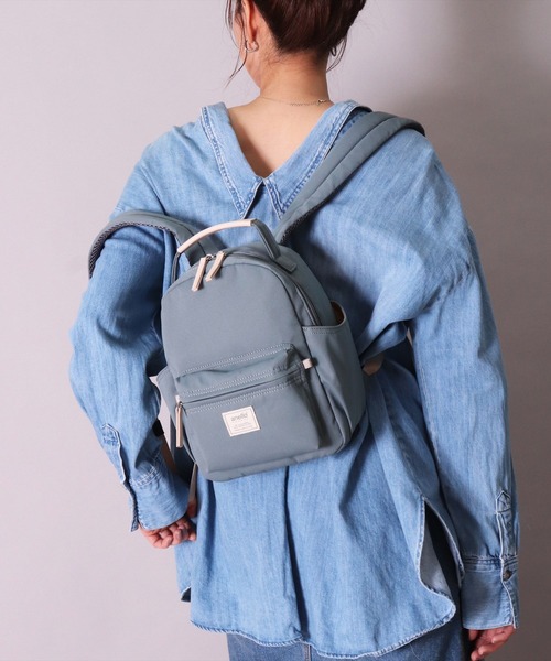 anello(アネロ)の「(LF)【anello】5ポケット ハンドル付き ミニ リュック(バックパック/リュック・レディース・ブラック/グレー/ブルーグレー/ベージュ・ONE SIZE)」の5枚目の写真