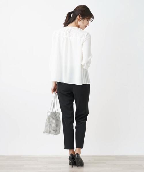 Leilian（レリアン）の「ブラウス【Leilian WHITE LABEL】（シャツ/ブラウス・レディース・オフホワイト・9）」の10枚目の写真