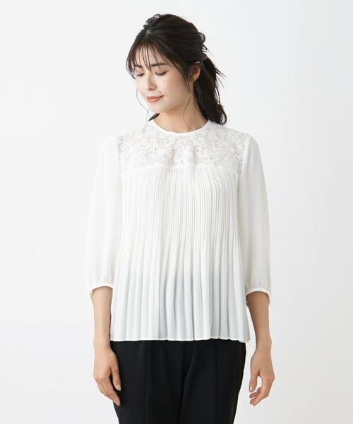 Leilian（レリアン）の「ブラウス【Leilian WHITE LABEL】（シャツ/ブラウス・レディース・オフホワイト・9）」の11枚目の写真