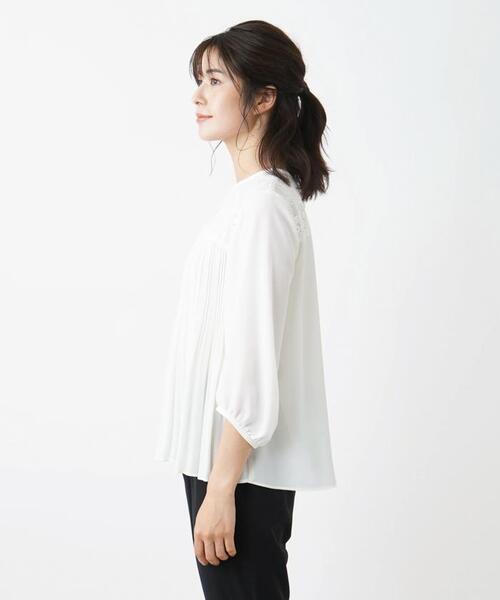 Leilian（レリアン）の「ブラウス【Leilian WHITE LABEL】（シャツ/ブラウス・レディース・オフホワイト・9）」の12枚目の写真