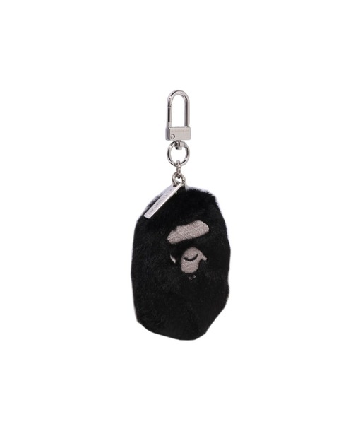 レザー ブラウン APEHEAD キーホルダー BAPE☆新品・未使用 APE HEAD LEATHER KEYCHAIN | bape.com