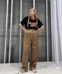 Ameri（アメリ）の「MANNISH BALLOON SUSPENDERS PANTS（その他パンツ 