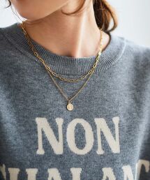 le.coeur blanc | 2連チェーンコインネックレス(ネックレス)