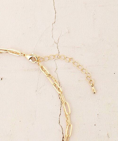 le.coeur blanc（ルクールブラン）の「【飯豊まりえさん着用】2連チェーンコインネックレス（ネックレス・レディース・ゴールド・FREE）」の3枚目の写真