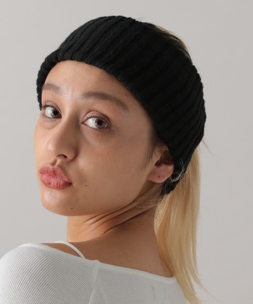 FOREVER 21（フォーエバー トゥエンティーワン）の「リブヘアバンド（ヘアバンド・レディース・ブラック/グレー/オフホワイト・FREE）」の2枚目の写真