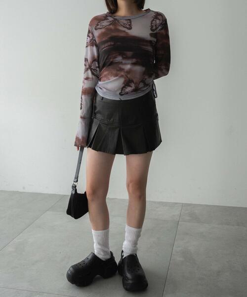 dispark（ディスパーク）の「DISPARK/サイドギャザープリントロンT（Tシャツ/カットソー・レディース・その他1/その他4/その他3/その他2・FREE）」の16枚目の写真