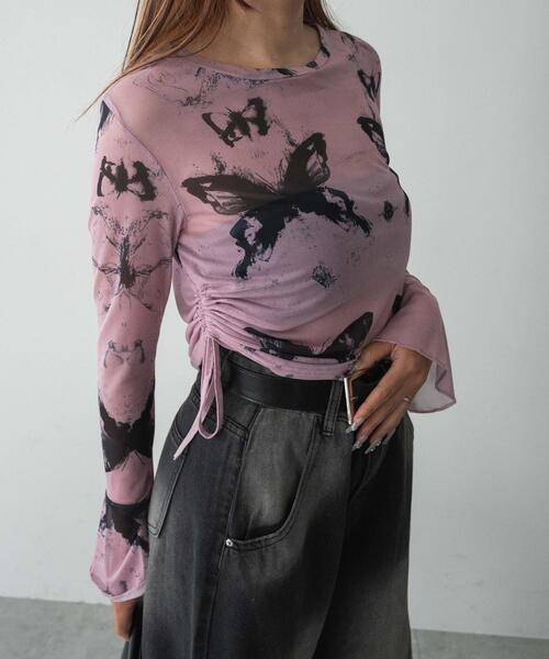 dispark（ディスパーク）の「DISPARK/サイドギャザープリントロンT（Tシャツ/カットソー・レディース・その他1/その他4/その他3/その他2・FREE）」の20枚目の写真