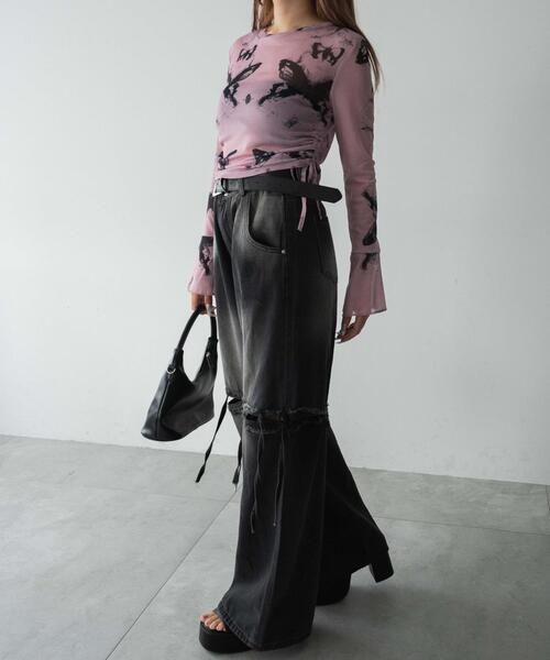 dispark（ディスパーク）の「DISPARK/サイドギャザープリントロンT（Tシャツ/カットソー・レディース・その他1/その他4/その他3/その他2・FREE）」の21枚目の写真