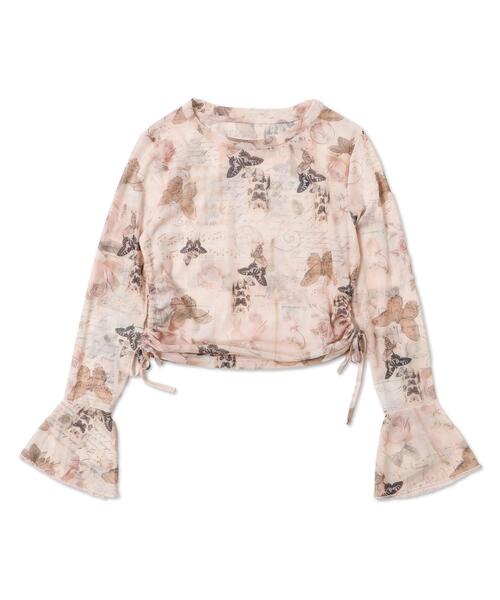 dispark（ディスパーク）の「DISPARK/サイドギャザープリントロンT（Tシャツ/カットソー・レディース・その他1/その他4/その他3/その他2・FREE）」の9枚目の写真