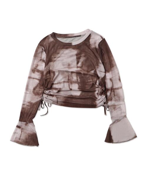 dispark（ディスパーク）の「DISPARK/サイドギャザープリントロンT（Tシャツ/カットソー・レディース・その他1/その他4/その他3/その他2・FREE）」の10枚目の写真