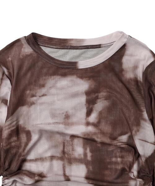 dispark（ディスパーク）の「DISPARK/サイドギャザープリントロンT（Tシャツ/カットソー・レディース・その他1/その他4/その他3/その他2・FREE）」の12枚目の写真