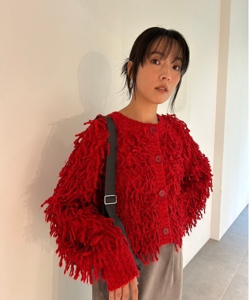 emmi（エミ）の「2wayループニットトップス（ニット/セーター