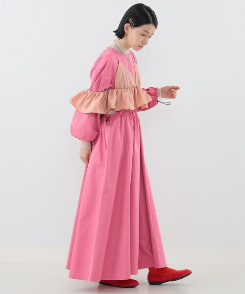 CAROLINA GLASER（カロリナ グレイサー）の「オフショルダー ビスチェ（キャミソール・レディース・ピンク/ブラック・ONE SIZE）」の21枚目の写真