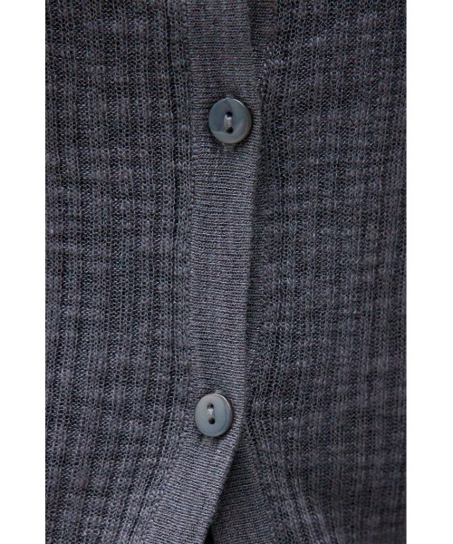 AZUL by moussy（アズールバイマウジー）の「シアーニットカーディガンキャミセット（カーディガン/ボレロ・レディース・パープル/オレンジ/チャコールグレー・FREE）」の18枚目の写真