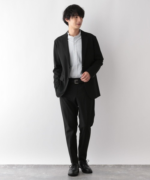 GLOBAL WORK（グローバルワーク）の「イージーケアオックス/バンドカラーシャツ/116334（シャツ/ブラウス・メンズ・サックスブルー系/オフホワイト/ライトグレー/ネイビー系5・MEDIUM/SMALL/X-LARGE/LARGE）」の9枚目の写真