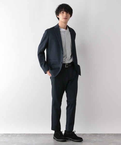 GLOBAL WORK（グローバルワーク）の「イージーケアオックス/バンドカラーシャツ/116334（シャツ/ブラウス・メンズ・サックスブルー系/オフホワイト/ライトグレー/ネイビー系5・MEDIUM/SMALL/X-LARGE/LARGE）」の13枚目の写真