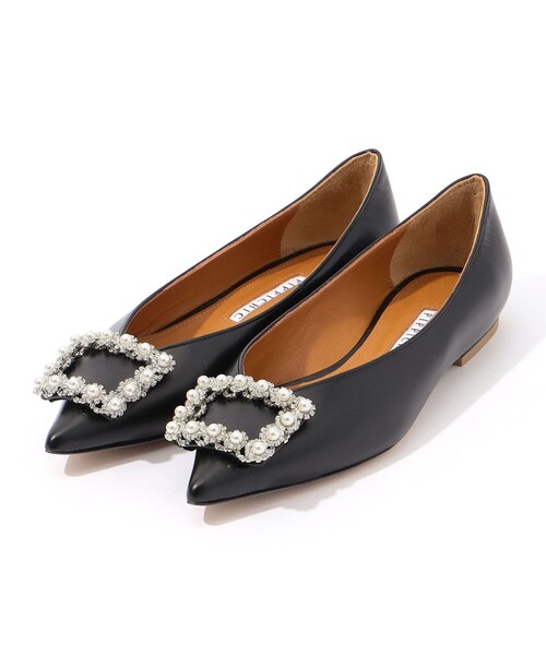 Pippichic（ピッピシック）の「PIPPICHIC ANNA V JEWERLY 13 フラットシューズ（その他シューズ・レディース・ブラック・35.5/36.5/37.5）」の2枚目の写真