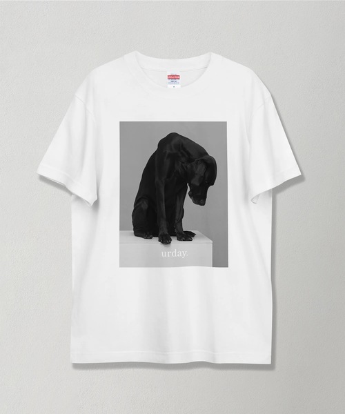 urday / Black Dog / フォトTシャツ（Tシャツ/カットソー）｜MAMIAN（マミアン）