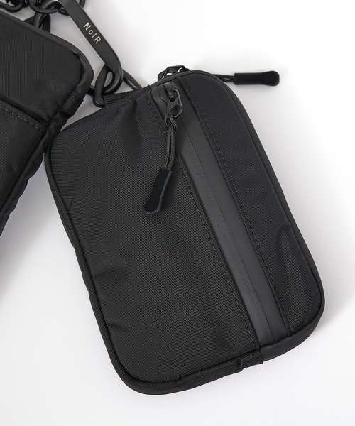 ABAHOUSE（アバハウス）の「【NoiR / ノアール】撥水加工 ロープショルダー スマホ マルチポーチ Trinity shoulder（トリニティショルダー） N23008（ショルダーバッグ・メンズ・ブラック系その他/ブラック系その他2・フリー）」の5枚目の写真
