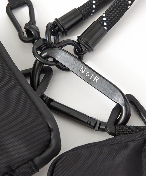 ABAHOUSE（アバハウス）の「【NoiR / ノアール】撥水加工 ロープショルダー スマホ マルチポーチ Trinity shoulder（トリニティショルダー） N23008（ショルダーバッグ・メンズ・ブラック系その他/ブラック系その他2・フリー）」の7枚目の写真