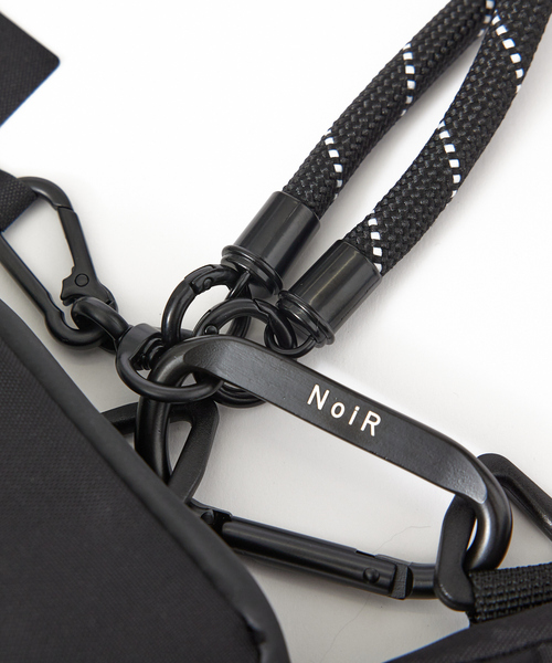 ABAHOUSE（アバハウス）の「【NoiR / ノアール】撥水加工 ロープショルダー スマホ マルチポーチ Trinity shoulder（トリニティショルダー） N23008（ショルダーバッグ・メンズ・ブラック系その他/ブラック系その他2・フリー）」の8枚目の写真