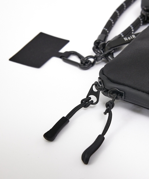 ABAHOUSE（アバハウス）の「【NoiR / ノアール】撥水加工 ロープショルダー スマホ マルチポーチ Trinity shoulder（トリニティショルダー） N23008（ショルダーバッグ・メンズ・ブラック系その他/ブラック系その他2・フリー）」の11枚目の写真