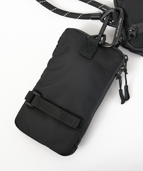 ABAHOUSE（アバハウス）の「【NoiR / ノアール】撥水加工 ロープショルダー スマホ マルチポーチ Trinity shoulder（トリニティショルダー） N23008（ショルダーバッグ・メンズ・ブラック系その他/ブラック系その他2・フリー）」の12枚目の写真