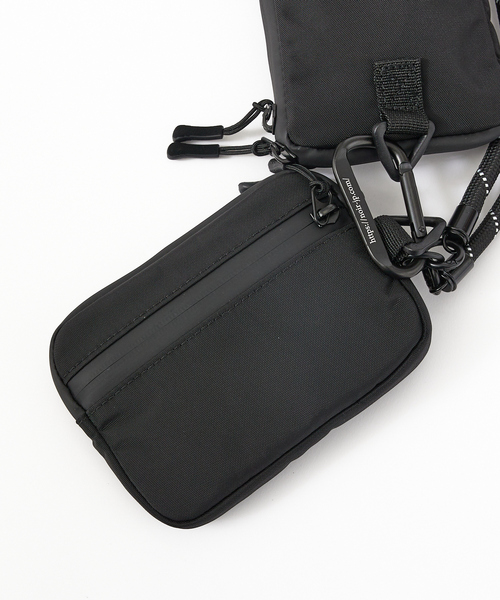 ABAHOUSE（アバハウス）の「【NoiR / ノアール】撥水加工 ロープショルダー スマホ マルチポーチ Trinity shoulder（トリニティショルダー） N23008（ショルダーバッグ・メンズ・ブラック系その他/ブラック系その他2・フリー）」の13枚目の写真