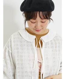 Samansa Mos2 | オーバーレース刺繍ブラウス(シャツ/ブラウス)