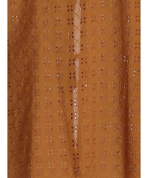 Samansa Mos2（サマンサ モスモス）の「オーバーレース刺繍ブラウス（シャツ/ブラウス・レディース・オレンジ/キナリ/カーキ/ブラック・F）」の8枚目の写真