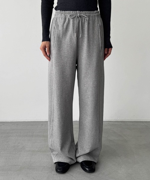 CANAL JEAN(キャナルジーン)の「El mar シームスウェットパンツ(スウェットパンツ・レディース・ブラック/ベージュ/グレー・ONE SIZE)」の12枚目の写真