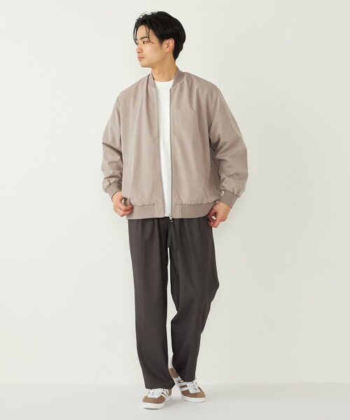 SHIPS Colors(シップス カラーズ)の「【一部WEB限定】SHIPS Colors:〈洗濯機可能〉TR テーパード ワイド パンツ◇(その他パンツ・メンズ・ベージュ/ネイビー/ブラウン/ブラック/グレー/ダークブラウン/ベージュ系その他・SMALL/MEDIUM/LARGE/X-LARGE)」の8枚目の写真