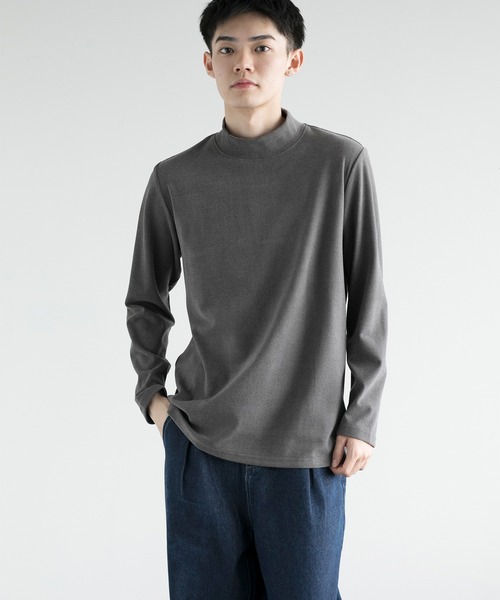 aimoha（アイモハ）の「aimoha men Essential high-necked　Base Layer（ニット/セーター・メンズ・オフホワイト/ブルー/ブラック/ライトベージュ/ダークグレー・MEDIUM/LARGE/X-LARGE/XX-LARGE/XXX-LARGE）」の3枚目の写真