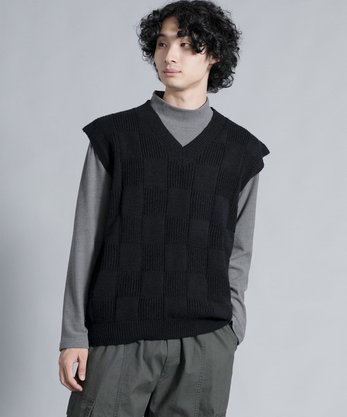 aimoha（アイモハ）の「aimoha men Essential high-necked　Base Layer（ニット/セーター・メンズ・オフホワイト/ブルー/ブラック/ライトベージュ/ダークグレー・MEDIUM/LARGE/X-LARGE/XX-LARGE/XXX-LARGE）」の8枚目の写真