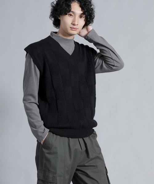 aimoha（アイモハ）の「aimoha men Essential high-necked　Base Layer（ニット/セーター・メンズ・オフホワイト/ブルー/ブラック/ライトベージュ/ダークグレー・MEDIUM/LARGE/X-LARGE/XX-LARGE/XXX-LARGE）」の10枚目の写真