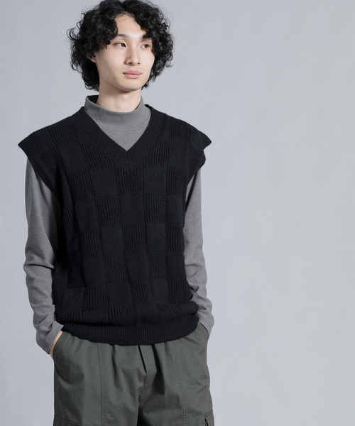 aimoha（アイモハ）の「aimoha men Essential high-necked　Base Layer（ニット/セーター・メンズ・オフホワイト/ブルー/ブラック/ライトベージュ/ダークグレー・MEDIUM/LARGE/X-LARGE/XX-LARGE/XXX-LARGE）」の12枚目の写真