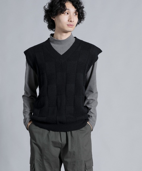 aimoha（アイモハ）の「aimoha men Essential high-necked　Base Layer（ニット/セーター・メンズ・オフホワイト/ブルー/ブラック/ライトベージュ/ダークグレー・MEDIUM/LARGE/X-LARGE/XX-LARGE/XXX-LARGE）」の14枚目の写真