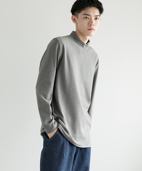 aimoha（アイモハ）の「aimoha men Essential high-necked　Base Layer（ニット/セーター・メンズ・オフホワイト/ブルー/ブラック/ライトベージュ/ダークグレー・MEDIUM/LARGE/X-LARGE/XX-LARGE/XXX-LARGE）」の21枚目の写真