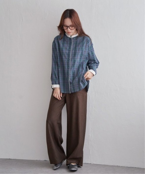 LBC（エルビーシー）の「クレリックパイピングシャツ（シャツ/ブラウス・レディース・ネイビー/グレー/グリーン・M/L）」の19枚目の写真