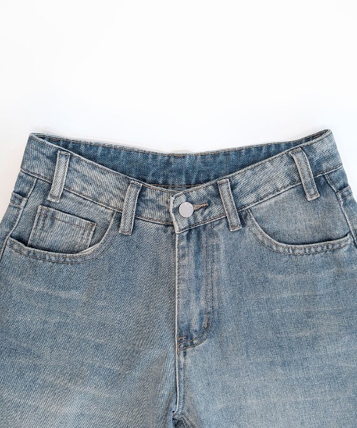 REMUR(レミュール)の「ワイドデニムパンツ(デニムパンツ・レディース・ブルー・S/M/L)」の16枚目の写真