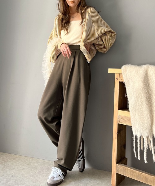 classicalelf（クラシカルエルフ）の「至福の履き心地。ウエストゴムポンチカーブパンツ（その他パンツ・レディース・チャコール/モカ/ブラック・LARGE/MEDIUM/SMALL/X-LARGE）」の19枚目の写真