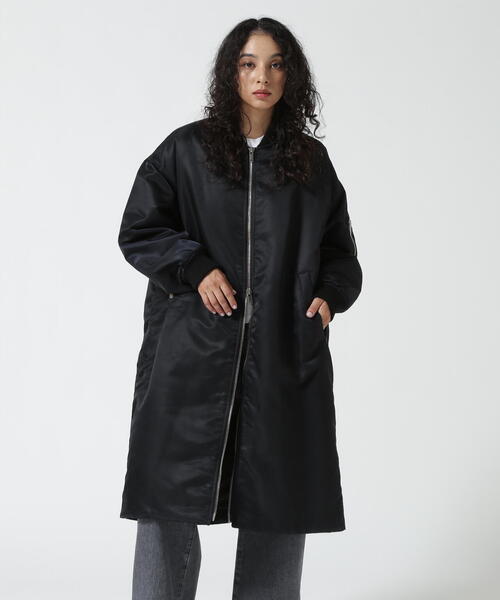 upperhights(アッパーハイツ)の「upper hights(アッパーハイツ)THE U-2 LONG/MA1A365(MA-1・レディース・ブラック/カーキ/ベージュ・0/1)」の10枚目の写真