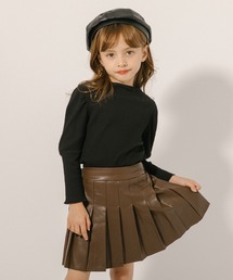 URBAN CHERRY（アーバンチェリー）の「レザープリーツスカート（スカート・キッズ）」