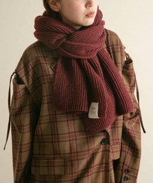 KBF（ケイビーエフ）の「タブ付きリブニットマフラー（マフラー・レディース）」