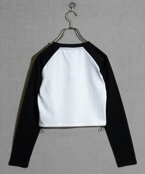 JOHN'S CLOSET(ジョンズクローゼット)の「【t】〔神保町にゃんこ堂〕ネコプリント サイドシャーリング ロンT(Tシャツ/カットソー・レディース・ブラック系1/ピンク系1/ピンク系2/ブラック系2/ホワイト系1/ホワイト系2・MEDIUM)」の11枚目の写真
