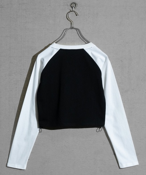 JOHN'S CLOSET(ジョンズクローゼット)の「【t】〔神保町にゃんこ堂〕ネコプリント サイドシャーリング ロンT(Tシャツ/カットソー・レディース・ブラック系1/ピンク系1/ピンク系2/ブラック系2/ホワイト系1/ホワイト系2・MEDIUM)」の7枚目の写真