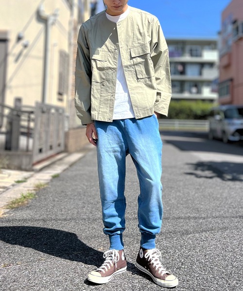 BEATJIVE(ビートジャイブ)の「ジョガーパンツ カットデニム スウェット デニム ストレッチ メンズ(デニムパンツ・メンズ・ネイビー/インディゴブルー/ブルー/ブラック系その他2/ブラック系その他・3/2)」の9枚目の写真